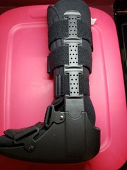 Ankle Foot Stabilizer Boot Brace Tall Cam Walker fits Men 4.5-7 Women 6-8