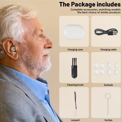 OTC Rechargeable Hearing Aids for Seniors/Adults, Background Noise Reduction …