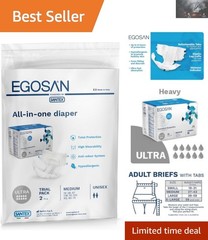 Ultra Adult Diaper Briefs – Maximum Absorbency with Comfort Fit for Men & Women