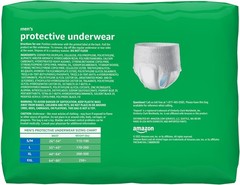 Men’s Disposable Incontinence Underwear with Leak Protection – Small/Medium Size