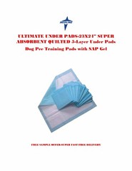 SUPER ABSORBENT Adult Under Pads Quilted 5-Layers-Polymer Gel 23×24″ BEST PRICES