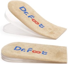 Adjustable Heel Lift Inserts by Dr.Foot: For Sports Injuries & Aching Heels