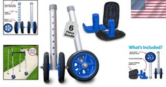 Heavy Duty Bariatric Walker Wheel Kit – Blue