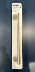 KOHLER Rubicon 16 in. Bathroom Grab Bar – Vibrant Brushed Nickel – ADA Compliant