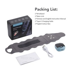 Coedless Hand Wrist Massager Pain Relief with 5 Heat Levels & 3 Vibration Modes