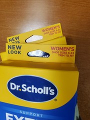 2 Pairs: Dr. Scholl’s Extra Support Insoles Women’s Size 6-11 (0134) R5P7