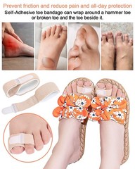 Fabric Gel Tube Sleeves Cover for Hammer Toe Fingers Protectors Separators US