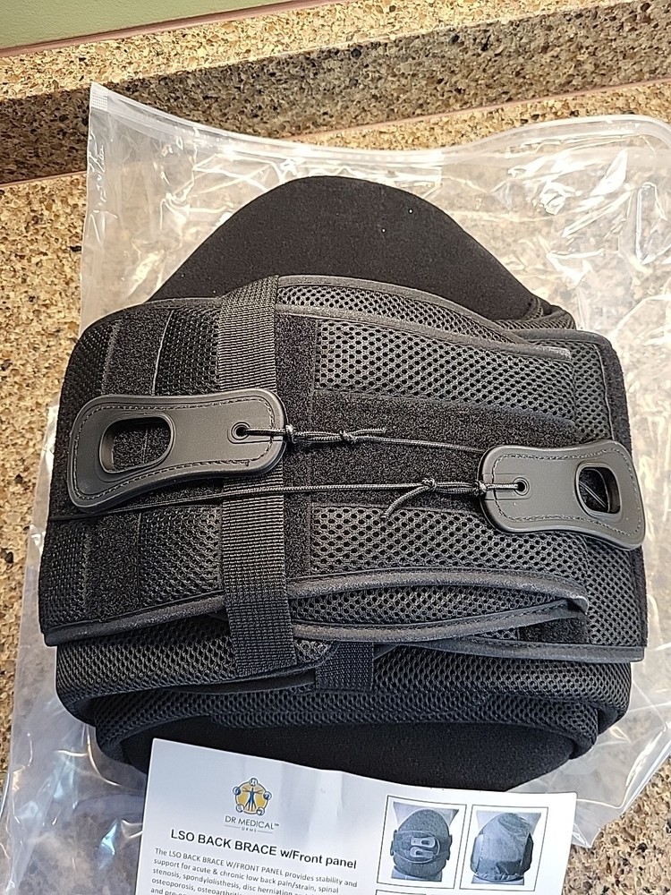Back Brace w/ Front Panel Universal L0639/L0651 BB-159 DR Medical LSO NEW