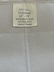 Back Abdominal Rib Cage Support 4 Panel Binder 62” – 74” XL White Donjoy Procare