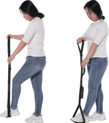 Multi-Loop Leg Lifter Strap with Rubber Grips – Ideal for Hip & Knee Recovery