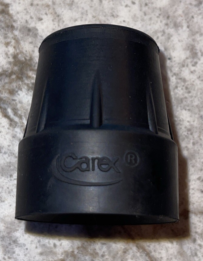 Carex Cane Tip 1″ Opening Metal Reinforced Black A720-00