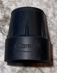 Carex Cane Tip 1″ Opening Metal Reinforced Black A720-00