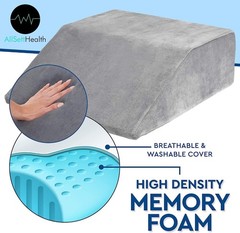 Memory Foam Leg Rest Pillow for Blood Circulation, Foot/Ankle Swelling & Injury