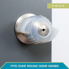 EZ Doorknob Grips (2 pack) Glow In The Dark Easy Opening Fits Most Doorknobs