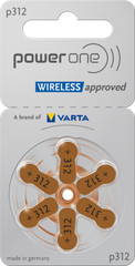 10x Varta power ; one high level hearing hearing aid batteries blister of 6 PR41