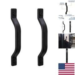 Durable 9.5 Inch RV Grab Assist Handle – Black or White, Lightweight Design