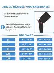 Nvorliy Medium Size Hinged Knee Brace For Men & Women M MEDIUM New