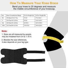 Adjustable Knee Brace Support Wrap Open Patella Compression Relief Neoprene