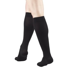 Truform Anti-Embolism Medical Compression Stockings Medium (1 Pair), Black