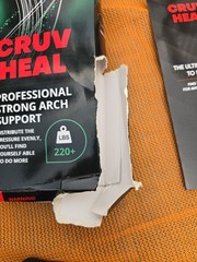 Cruv Heal Professional Strong Arch Support Insoles 220 Lbs+. Size M