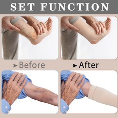 4 Pairs Elderly Leg and Arm Skin Protectors Leg Protectors for Thin Skin from…