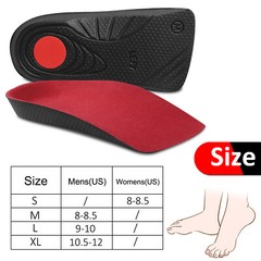 3/4 Orthotic Shoe Insoles Inserts Flat Feet High Arch Support Plantar Fasciitis