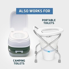 Disposable Commode Chair Liners – Universal Fit 250 Count