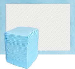 Wowflash Super Absorbency Disposable Diaper Pads for 50 Count 17″ x 13″, Blue