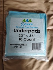 150 Secure Personal Care Products Under Pads 23×36 (15 Bags Of 10) SP13150