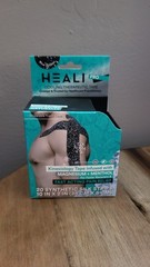 HEALI Pro Cooling Therapeutic Kinesiology Tape Magnesium & Menthol 20 Strips