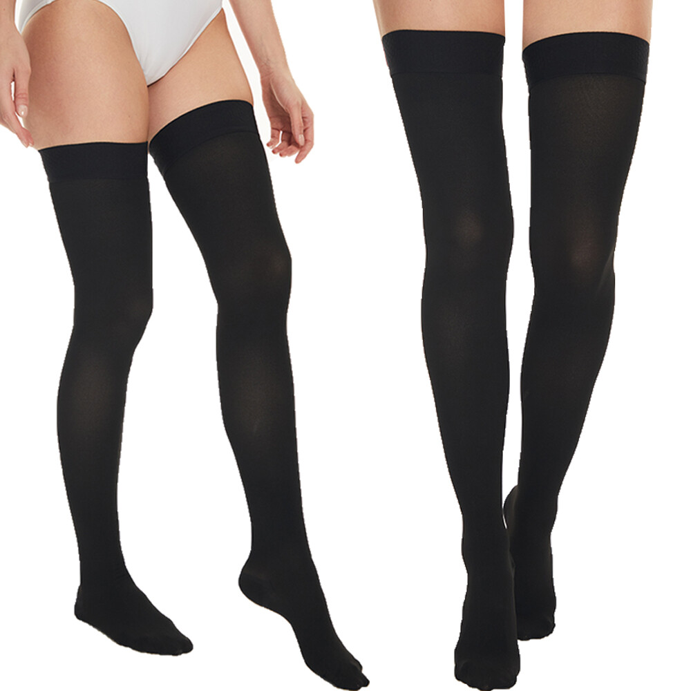Thigh High Socks 20-30 mmhg Over the Knee Extra Long Cotton Stockings For Women