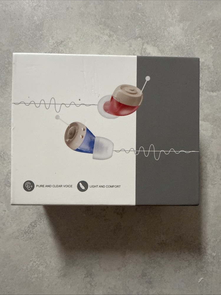 Dual In-Ear OTC Hearing Aid JH-A490 Rechargeable w/Noise Reduction & Comfort Fit