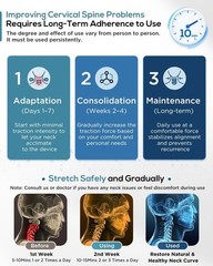 Cervical Neck Traction Device: Neck Stretcher for Cervical Pain Relief, Electric