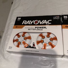 3 NIB Rayovac Duracell Power 36 Pack Size 13 Hearing Aid Batteries Use By 9/2027