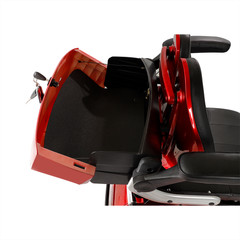 350W 3 Wheels Foldable Mobility Scooter Ice Cooler Box Camping Fishing