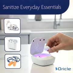 ORICLE UV Hearing Aid Dryer+Sanitizer Station Removes Moisture From Hearing Aids
