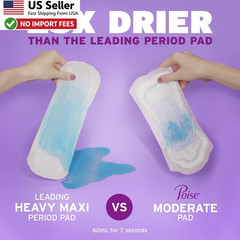 Poise Incontinence Pads Bladder Leaks Light Absorbency Regular 54 Count FROM USA