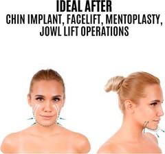 Chin Strap Post Surgical Compression Bandage for Women Face Slimmer Jowl Tigh…