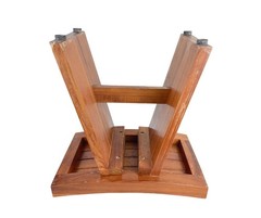 Solid Teak Shower Bench 18″ AquaTeak Asia Bathroom Seat