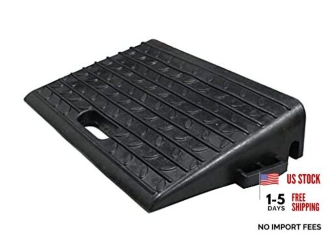 50564 Curb Ramp 19-1/4″ x 12-1/2″ x 4″ (Pair) for Wheelchairs, Lifts,