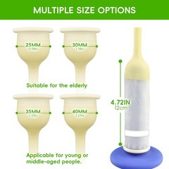 20PCS Condom Catheter for Elderly 25Mm, 30Mm, 35Mm, 40Mm, 20pcs/1.58inch/40mm