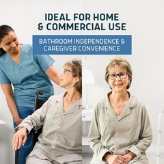 Medical Grade Commode Liners & Super Absorbent Pads – 50 Count Value Pack
