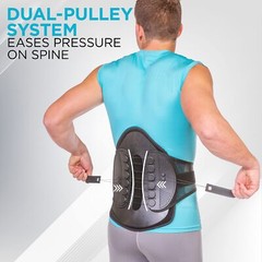 Lumbar Decompression Back Brace – Adjustable Semi-Rigid Lumbosacral Corset Be…