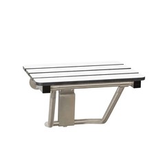 Seachrome ADA Folding Shower Seat Bench 24×15 White Wall Mount 500lb USA.