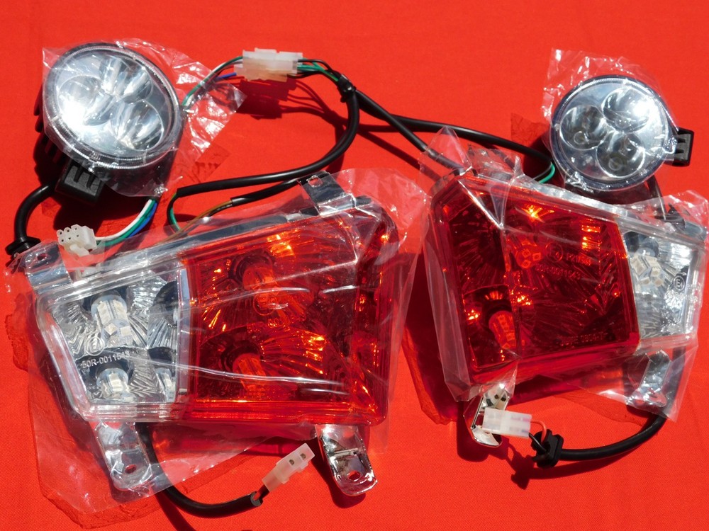 GATSBY VINTAGE SCOOTER HEADLIGHTS AND REAR LIGHTING MODULE LED HARNESS LTT-088!
