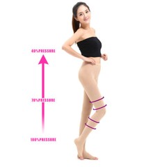 20-30 mmHg Compression Pantyhose Stockings Edema Diabetic Varicose Veins Nurse
