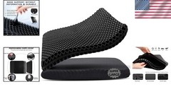 Ergonomic Gel Seat Cushion 19×19 Inch with Non-Slip Cover – Pain Relief Solution