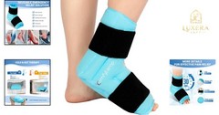 Ankle Foot Ice Pack Wrap for Plantar Fasciitis, Sprains, Heel Spur, Swelling,…
