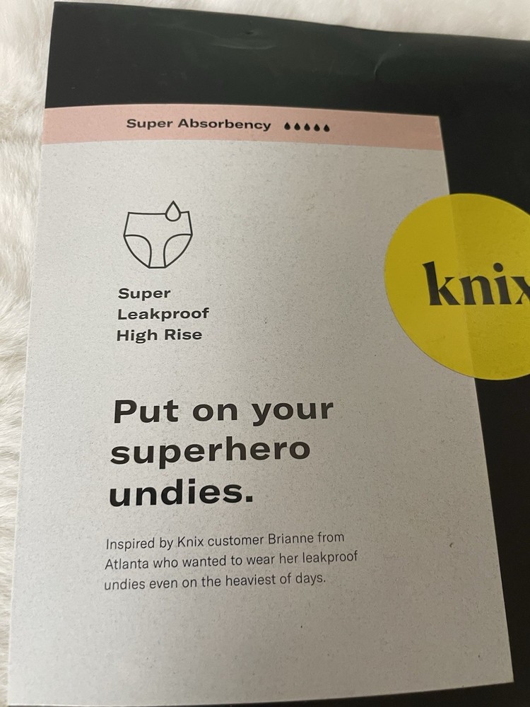 Knix Super Leakproof High Rise Underwear Super Absorbency 40 ml Dark Beige L