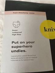 Knix Super Leakproof High Rise Underwear Super Absorbency 40 ml Dark Beige L